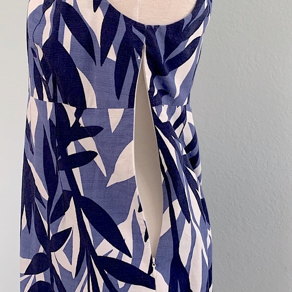 Boden Savannah Leaf Print Sundress 8L - Picture 5 of 9